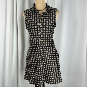 Smith And Quinn Hedy Mini Dress Sz S Scarf Flora Pockets Stretch Sporty Preppy